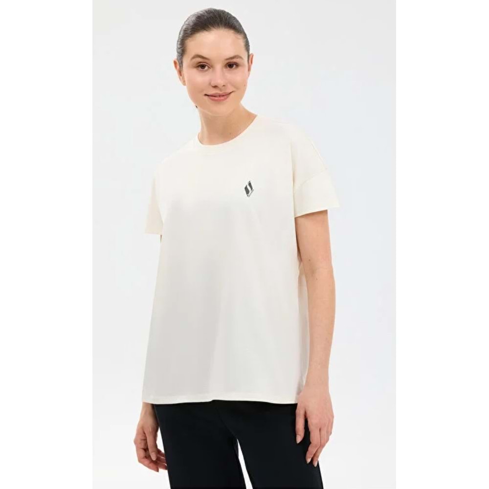 Skechers S221482-3855 W Crew Neck Graphic Tee T-Shirt Kadın Tişört