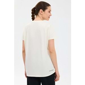 Skechers S221482-3855 W Crew Neck Graphic Tee T-Shirt Kadın Tişört