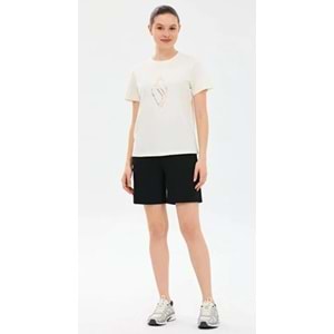 Skechers S2610049-3855 W Regular Fit Graphic T-Shirt Kadın Tişört
