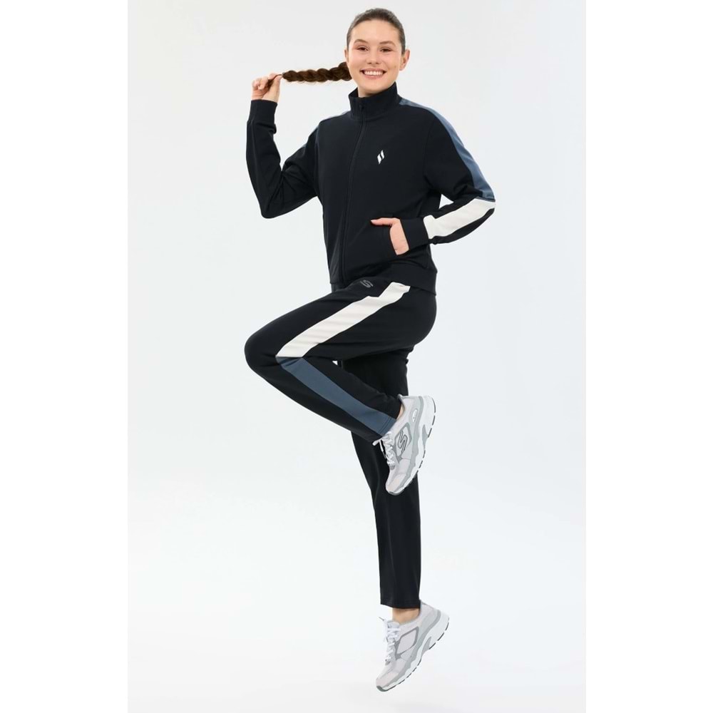 Skechers W Colour Block Track Suit S2610027-3817 Kadın Eşofman Takımı