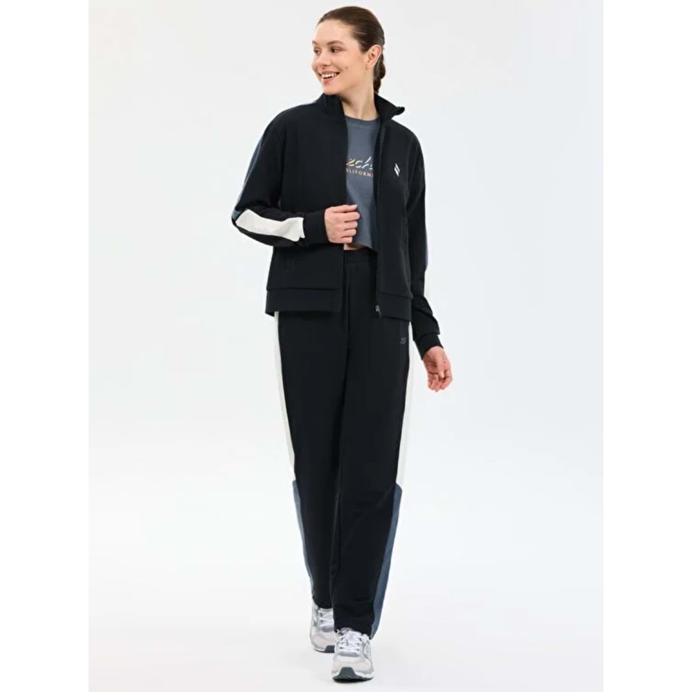 Skechers W Colour Block Track Suit S2610027-3817 Kadın Eşofman Takımı