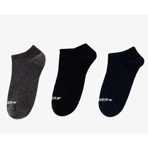 Skechers S2520315-3700 U Low Cut 3 Pack 3 Parça-Adet Unisex Çorap