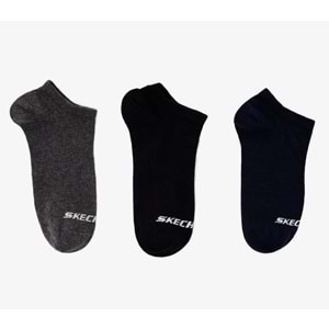 Skechers S2520315-3700 U Low Cut 3 Pack 3 Parça-Adet Unisex Çorap