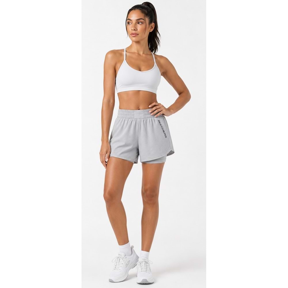 Skechers S2610155-4294 W Performance Coll. 4 Inch 2 In 1 Short Taytlı Kadın Şort