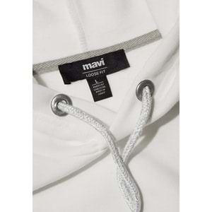 Mavi 065809-34519 Logo Nakışlı Erkek Kapüşonlu Sweatshirt