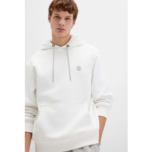 Mavi 065809-34519 Logo Nakışlı Erkek Kapüşonlu Sweatshirt