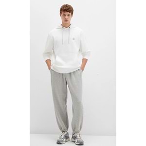 Mavi 065809-34519 Logo Nakışlı Erkek Kapüşonlu Sweatshirt