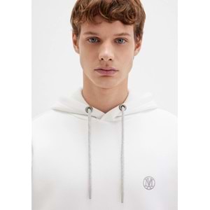 Mavi 065809-34519 Logo Nakışlı Erkek Kapüşonlu Sweatshirt