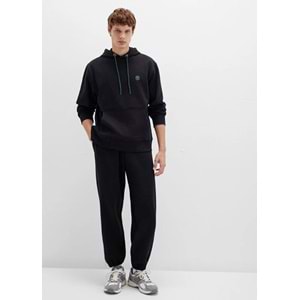 Mavi 065809-900 Logo Nakışlı Erkek Kapüşonlu Sweatshirt