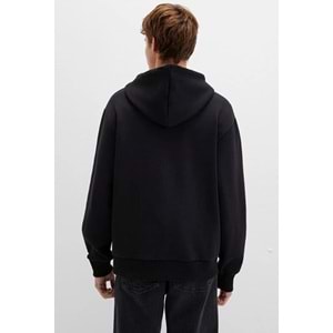 Mavi M066979-900 Mühür Logo Nakışlı Ceket Kapüşonlu Fermuarlı Erkek Sweatshirt