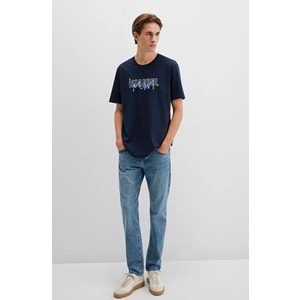 Mavi M067114-34319 İstanbul Baskılı Tişört Erkek T-Shirt