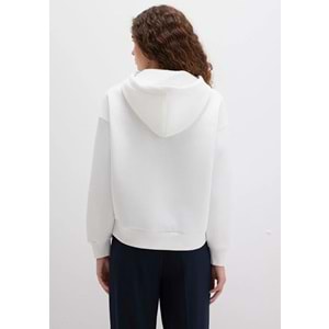 Mavi M168334-81964 Logo Baskılı Kadın Kapüşonlu Sweatshirt