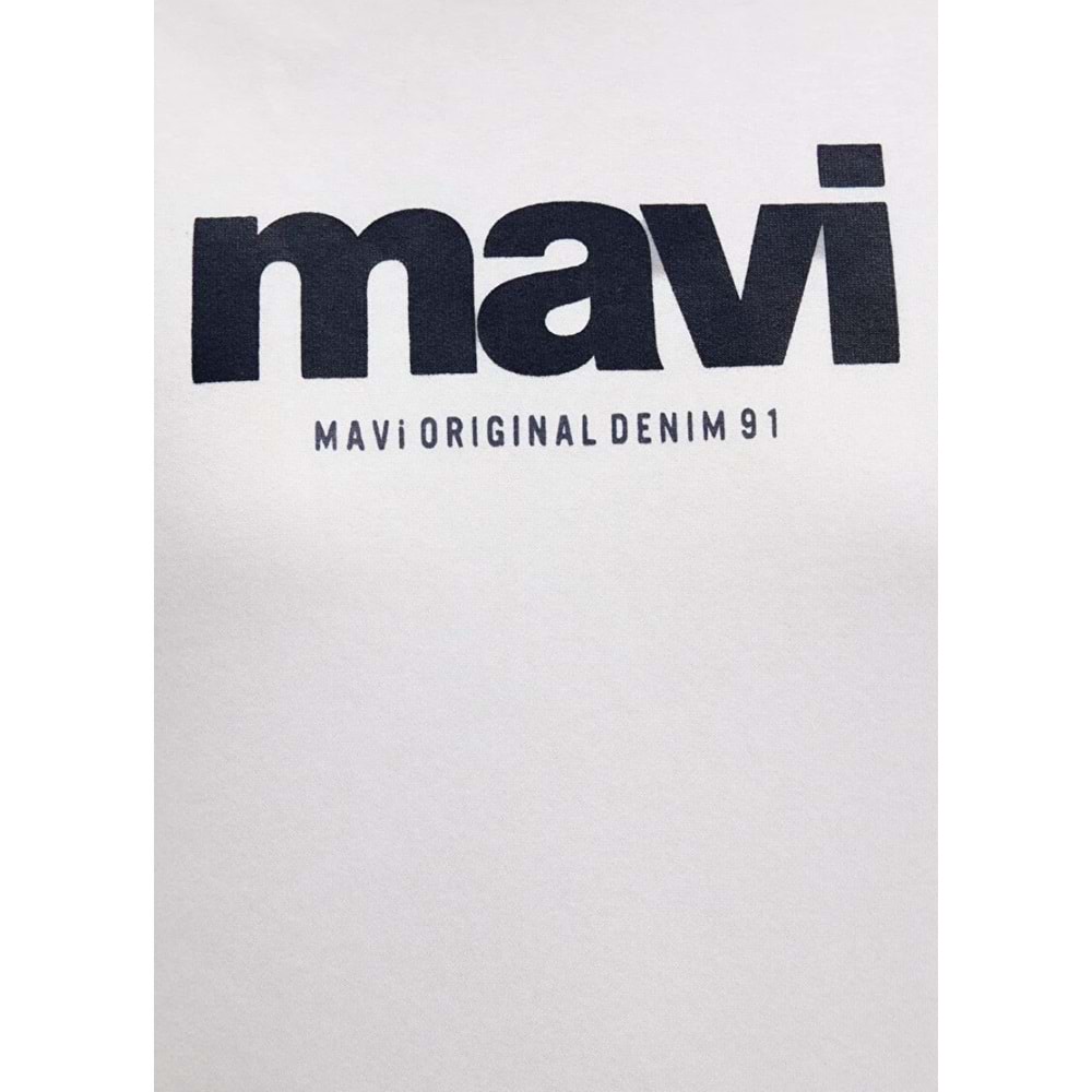 Mavi M168334-81964 Logo Baskılı Kadın Kapüşonlu Sweatshirt