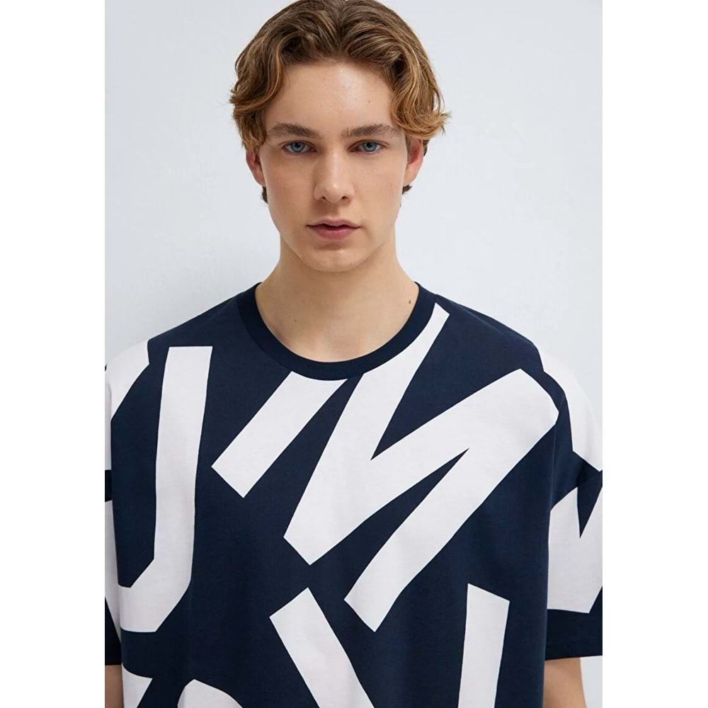 Mavi M0610271-70490 MVJNS Baskılı Tişört Erkek T-Shirt