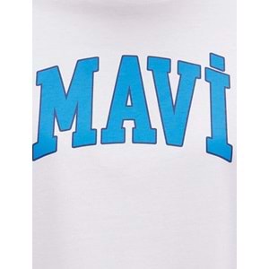 Mavi M1600843-70000 Mavi Logo Baskılı T-Shirt Kadın Tişört