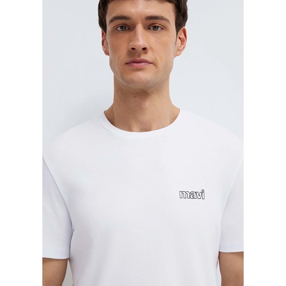 Mavi M0610360-620 Mavi Logo Baskılı Tişört Erkek T-Shirt