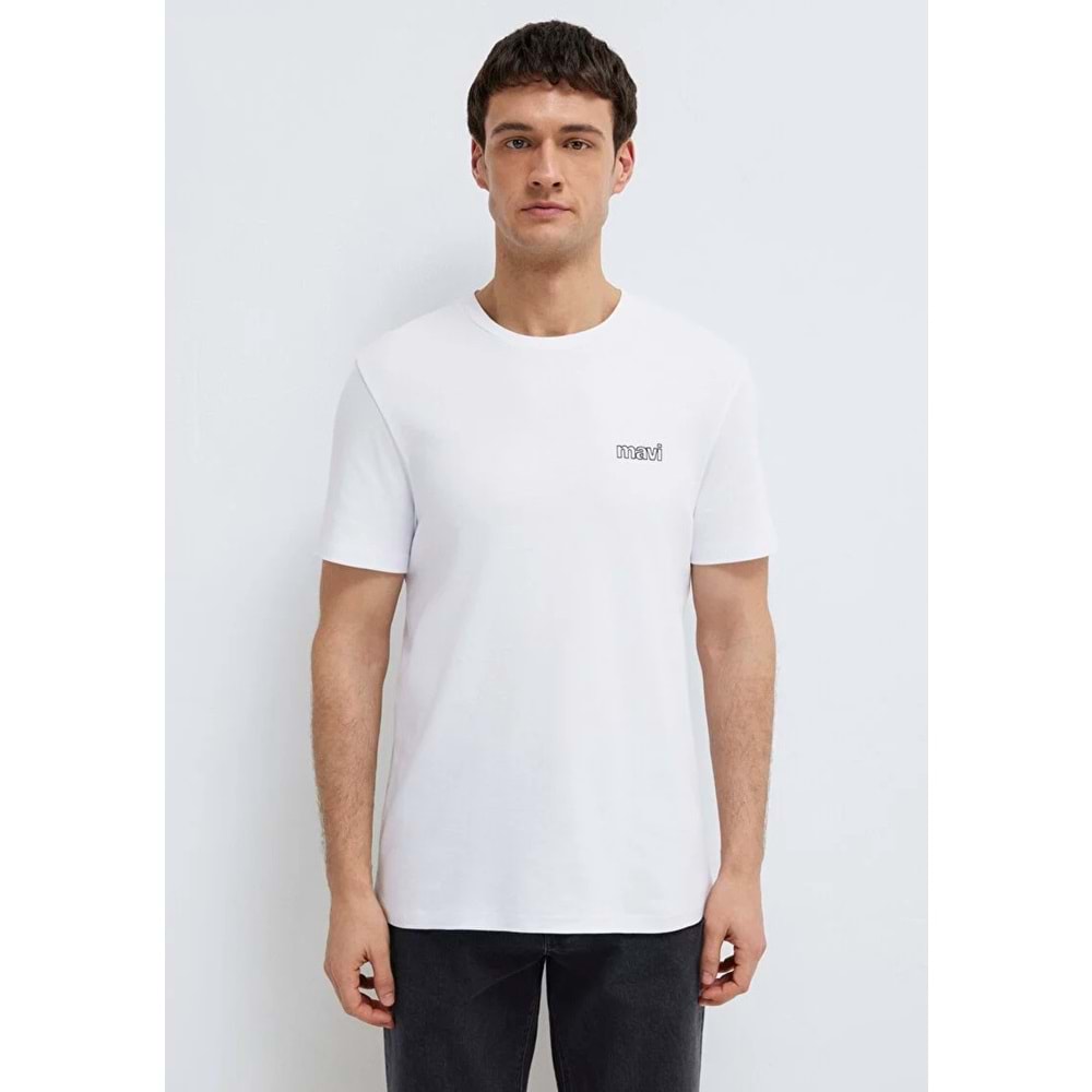 Mavi M0610360-620 Mavi Logo Baskılı Tişört Erkek T-Shirt