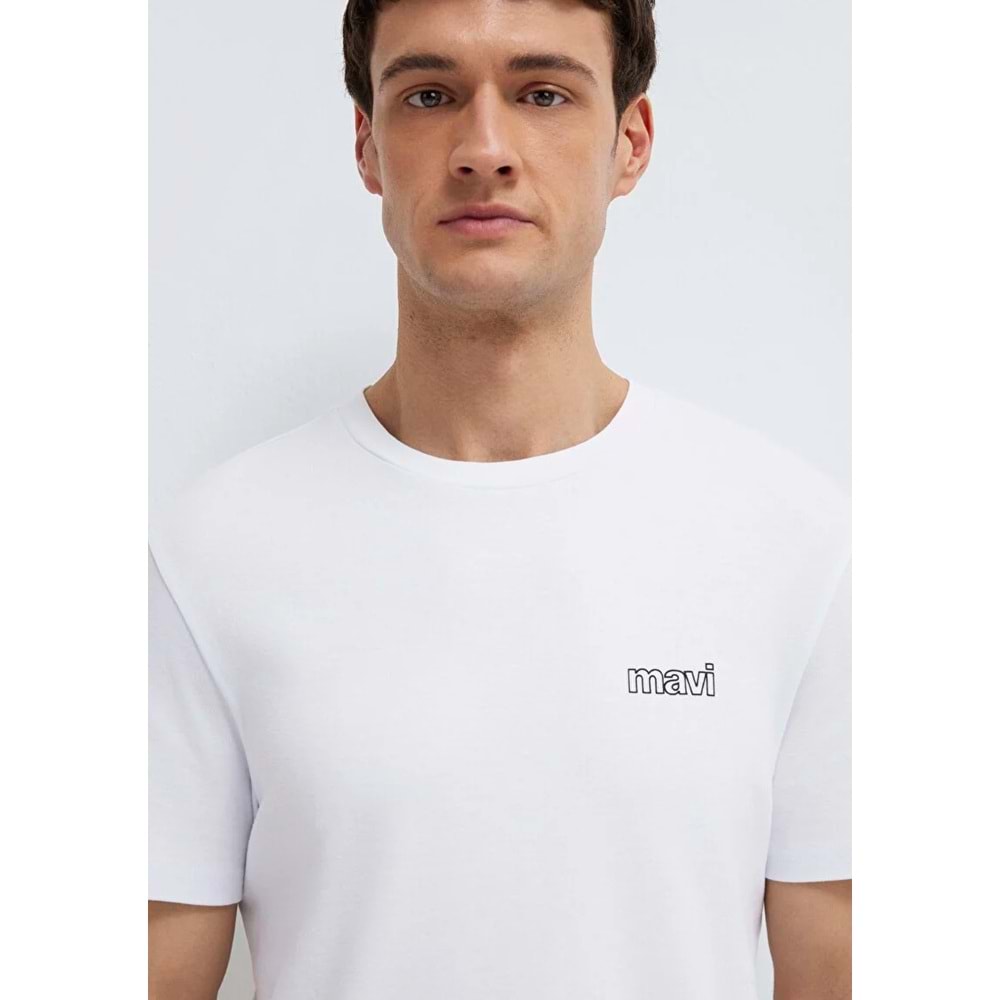 Mavi M0610360-620 Mavi Logo Baskılı Tişört Erkek T-Shirt