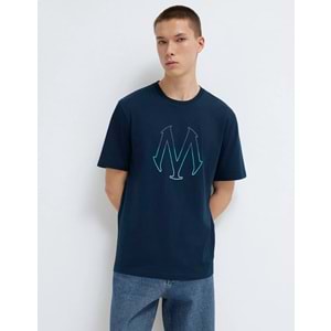 Mavi M0610635-70490 Mavi Mühür Logo Baskılı T-Shirt Erkek Tişort
