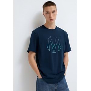Mavi M0610635-70490 Mavi Mühür Logo Baskılı T-Shirt Erkek Tişort