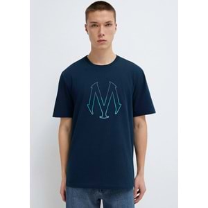 Mavi M0610635-70490 Mavi Mühür Logo Baskılı T-Shirt Erkek Tişort