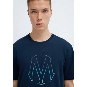 Mavi M0610635-70490 Mavi Mühür Logo Baskılı T-Shirt Erkek Tişort