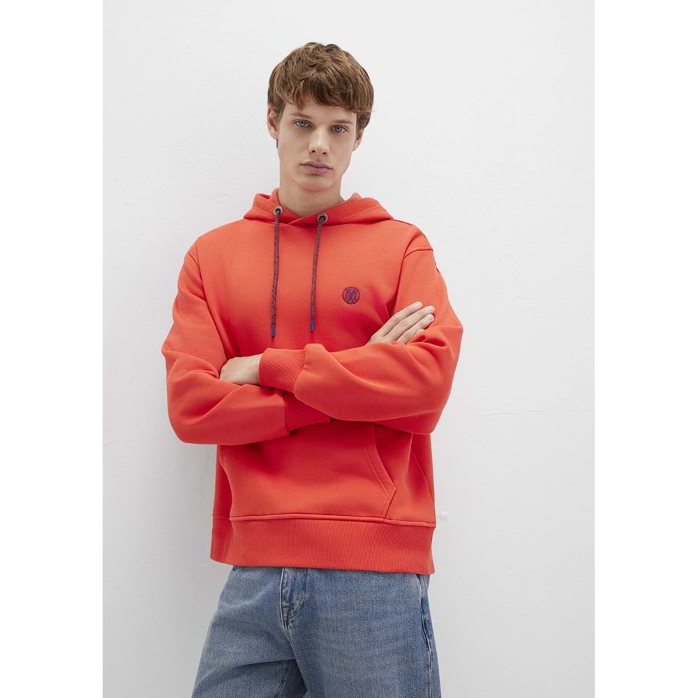 Mavi 065809-70481 Logo Nakışlı Erkek Kapüşonlu Sweatshirt