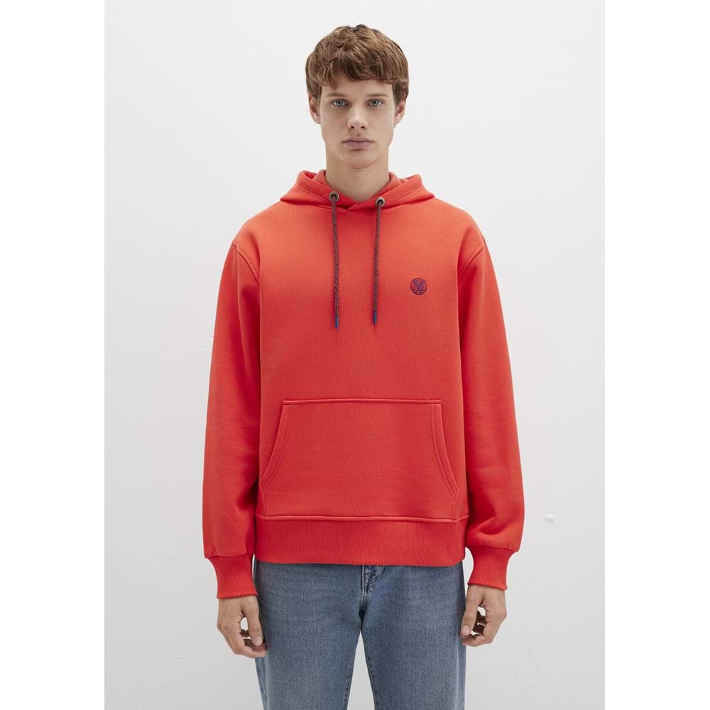 Mavi 065809-70481 Logo Nakışlı Erkek Kapüşonlu Sweatshirt