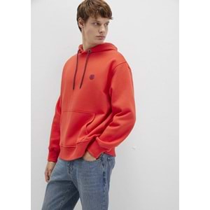 Mavi 065809-70481 Logo Nakışlı Erkek Kapüşonlu Sweatshirt