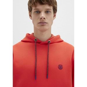 Mavi 065809-70481 Logo Nakışlı Erkek Kapüşonlu Sweatshirt