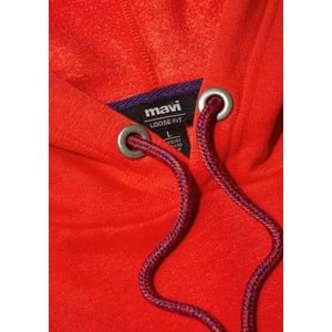 Mavi 065809-70481 Logo Nakışlı Erkek Kapüşonlu Sweatshirt