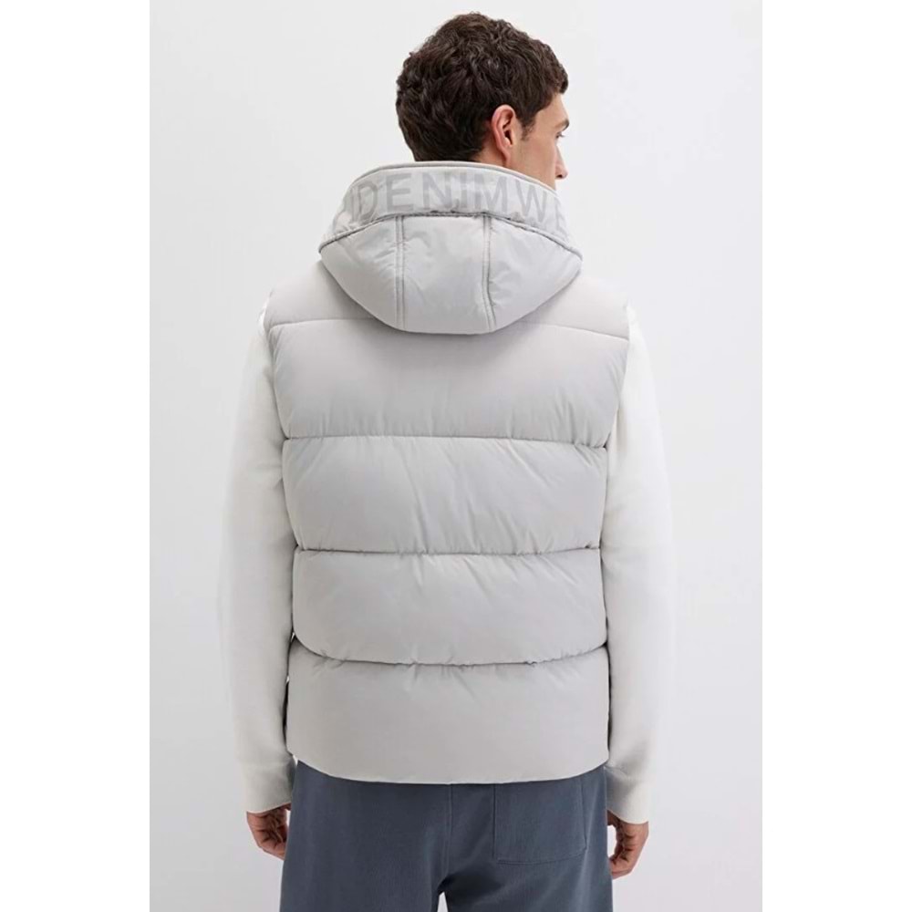 Mavi 0110089-70075 Kapüşonlu Şişme Erkek Yelek