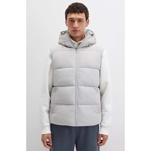 Mavi 0110089-70075 Kapüşonlu Şişme Erkek Yelek