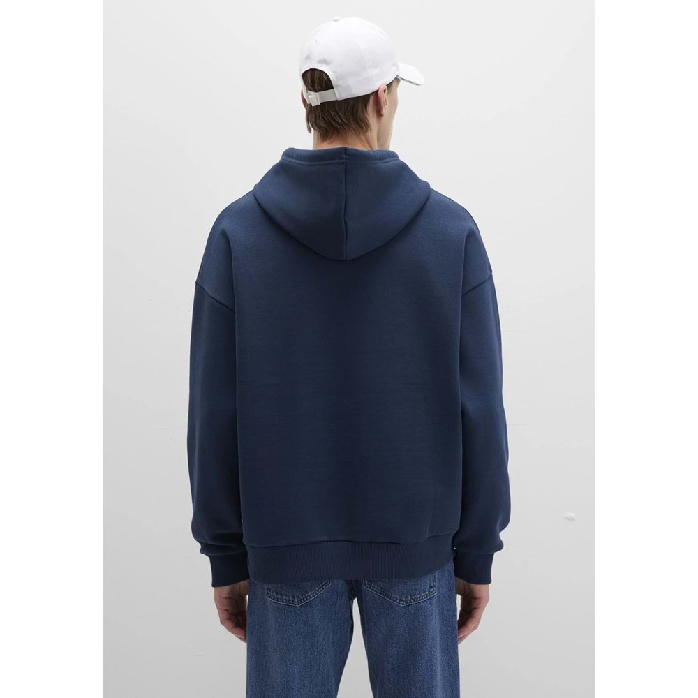 Mavi M067149-29743 Logo Baskılı Erkek Kapüşonlu Sweatshirt