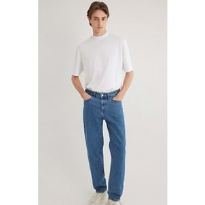 Mavi M0611193-620 Basic Tişört Loose Fit Tişört Erkek T-Shirt