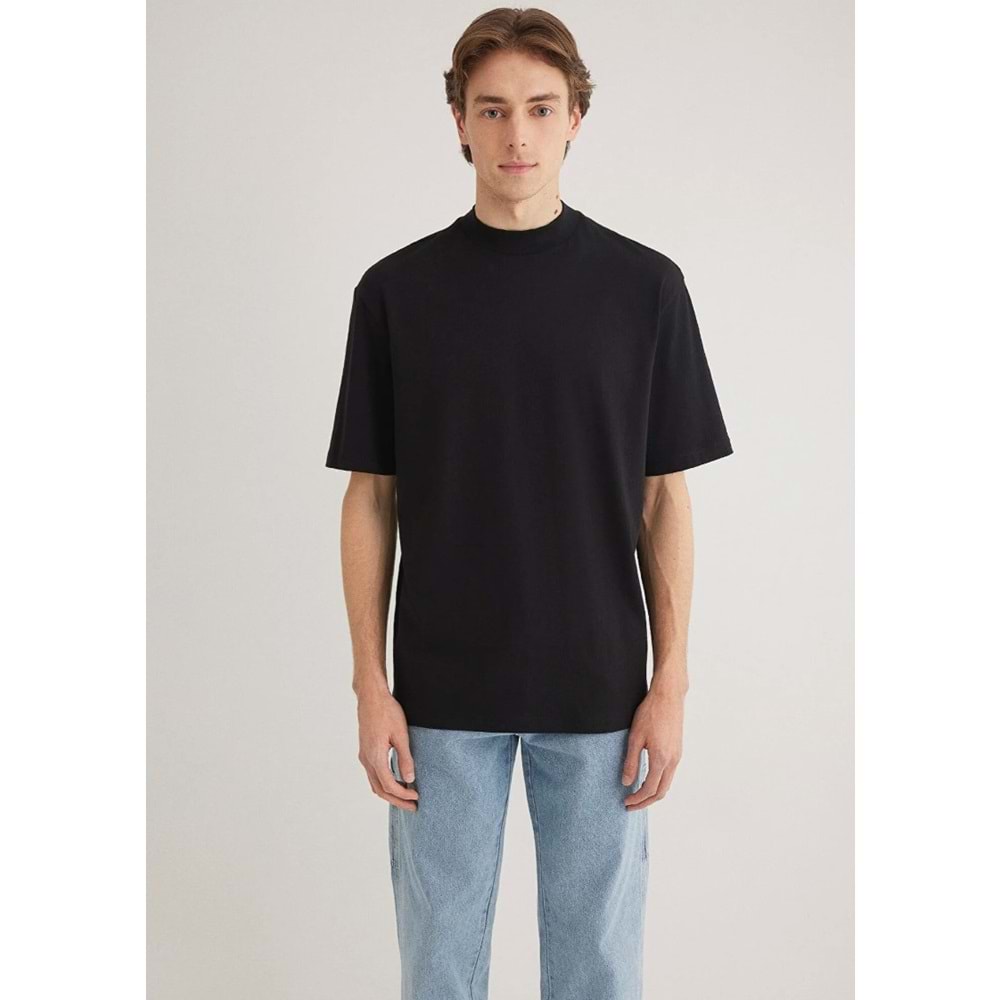 Mavi M0611193-900 Basic Tişört Loose Fit Tişört Erkek T-Shirt