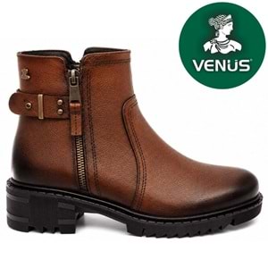 Venüs Huzey Hakiki Deri Kaymaz Taban Ortopedik Kadın Bot