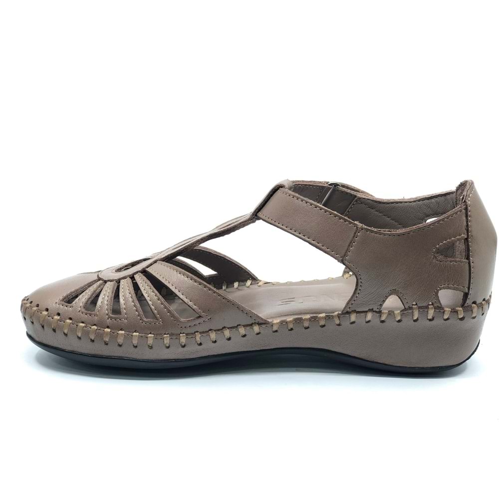 Venüs Naco Hakiki Deri Comfort Ortopedik Kadın Sandalet