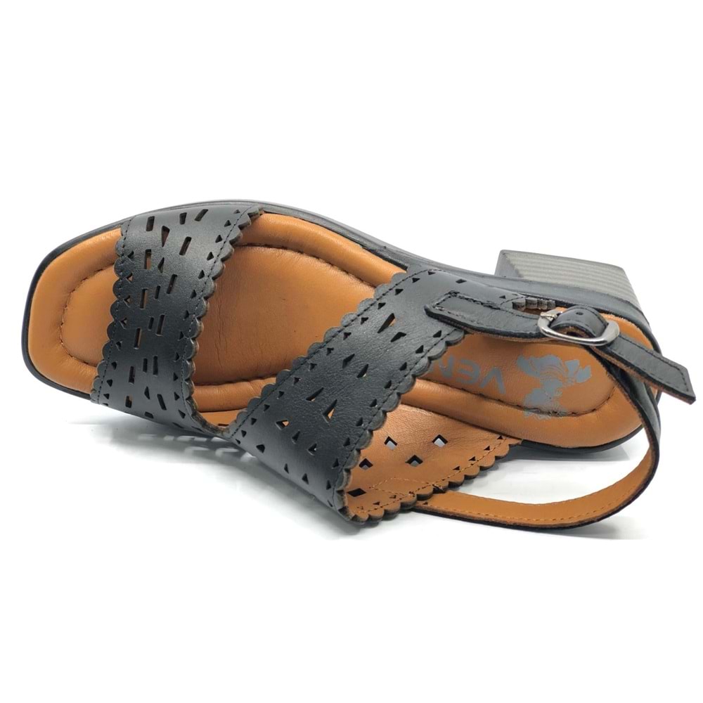 Venüs Lutra Hakiki Deri Comfort Ortopedik Kadın Sandalet