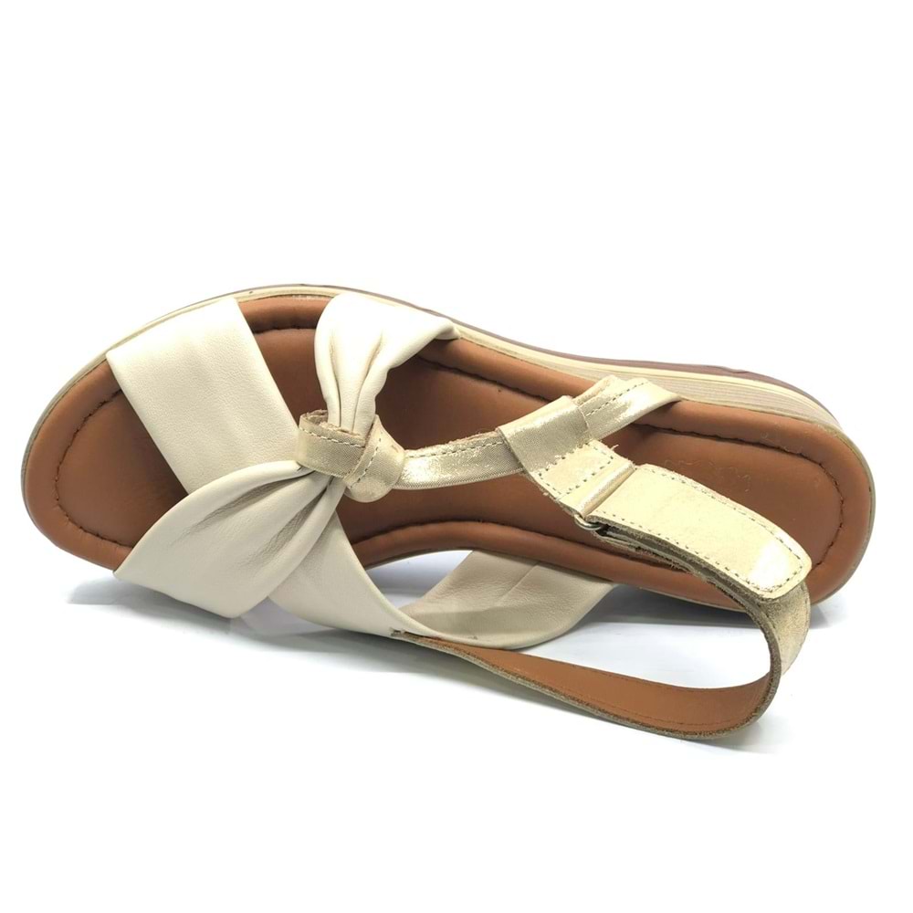 Venüs Tarda Hakiki Deri Comfort Ortopedik Kadın Sandalet