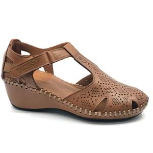 Venüs Linda Hakiki Deri Comfort Ortopedik Kadın Sandalet