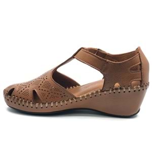 Venüs Linda Hakiki Deri Comfort Ortopedik Kadın Sandalet
