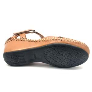 Venüs Linda Hakiki Deri Comfort Ortopedik Kadın Sandalet