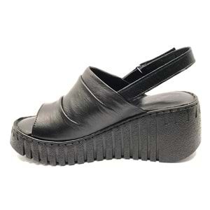 Venüs Trogi Hakiki Deri Comfort Ortopedik Kadın Sandalet