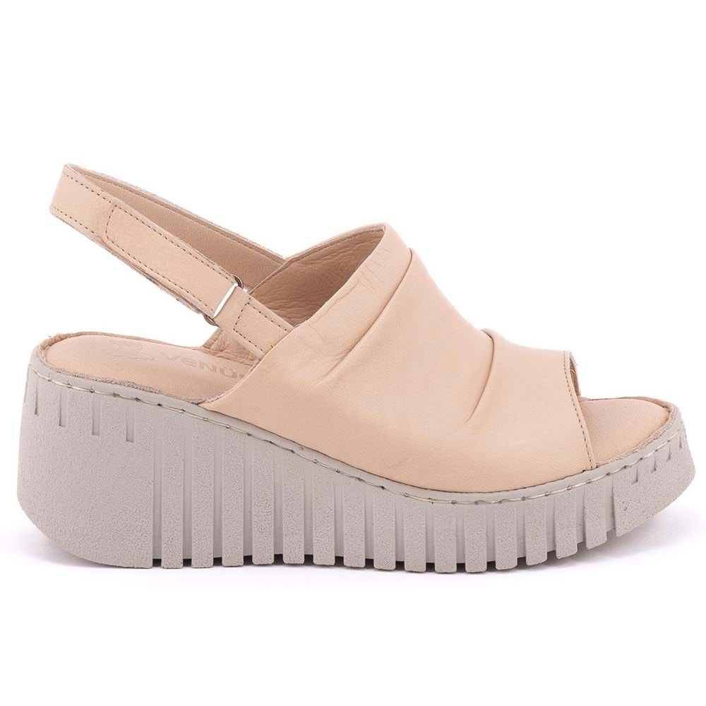 Venüs Trogi Hakiki Deri Comfort Ortopedik Kadın Sandalet