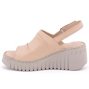 Venüs Trogi Hakiki Deri Comfort Ortopedik Kadın Sandalet