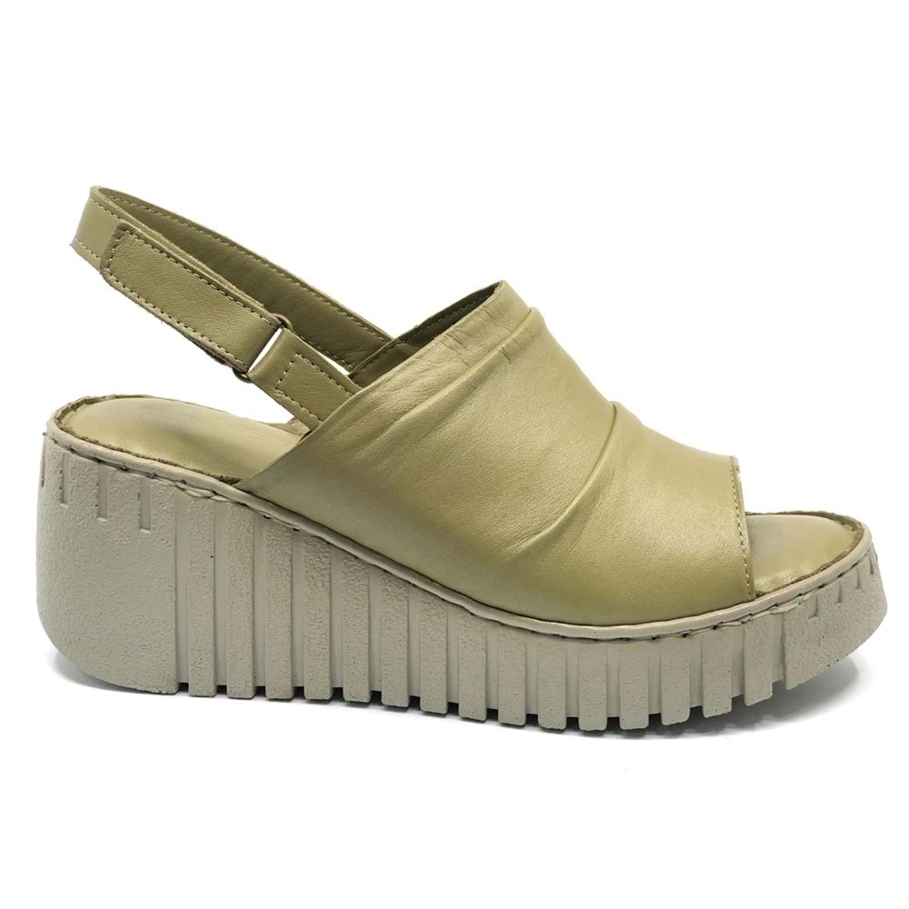 Venüs Trogi Hakiki Deri Comfort Ortopedik Kadın Sandalet