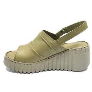 Venüs Trogi Hakiki Deri Comfort Ortopedik Kadın Sandalet