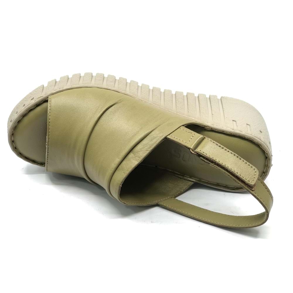 Venüs Trogi Hakiki Deri Comfort Ortopedik Kadın Sandalet