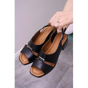 Venüs Lota Hakiki Deri Comfort Ortopedik Kadın Sandalet